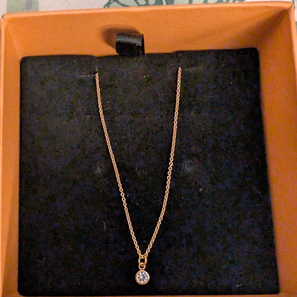 Quince Gold Necklace with Dainty Pendant